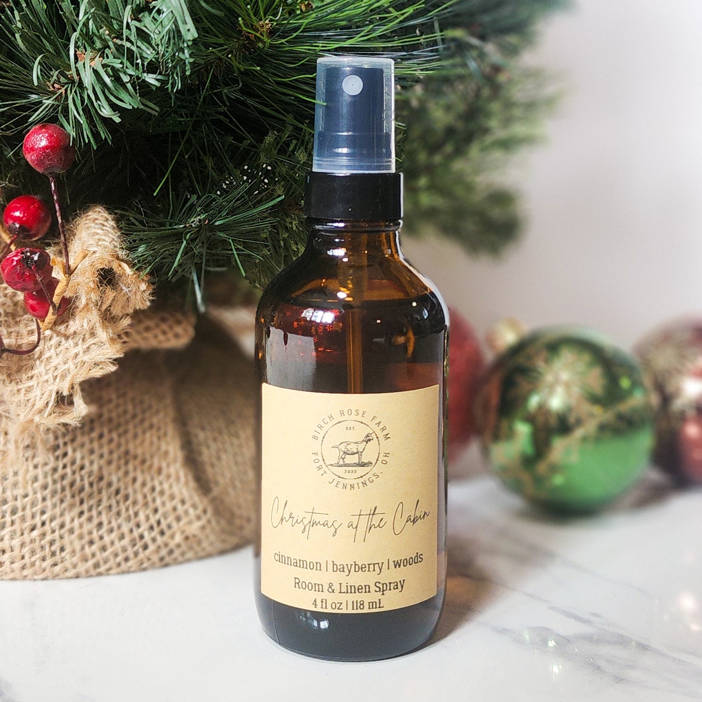 Christmas at the Cabin | 4 oz. Room & Linen Spray